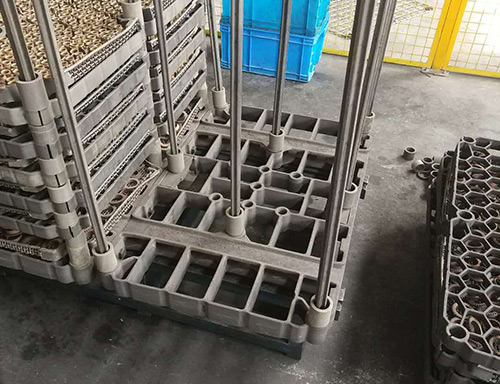 热处理料盘架